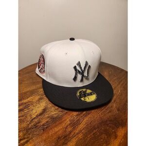 New York Yankees New Era 7 1/2 Fitted Hat Cap 1949‎ World Series Patch 59Fifty